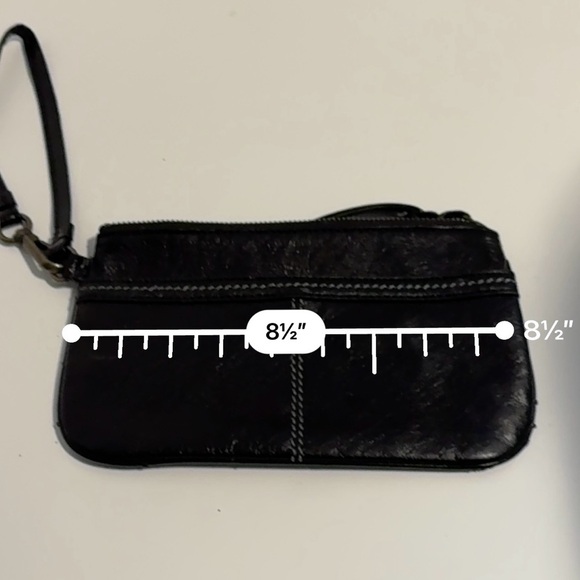 THE SAK black leather wristlet - Picture 7 of 7